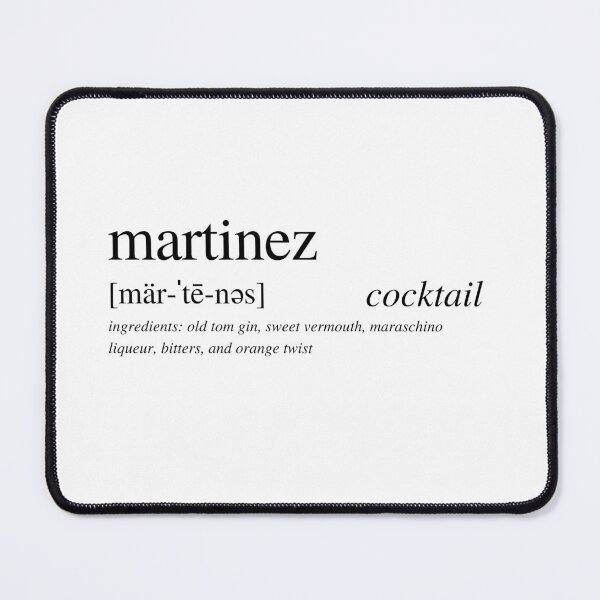 Item preview, Martinez cocktail designed and sold by ALushLifeManual.