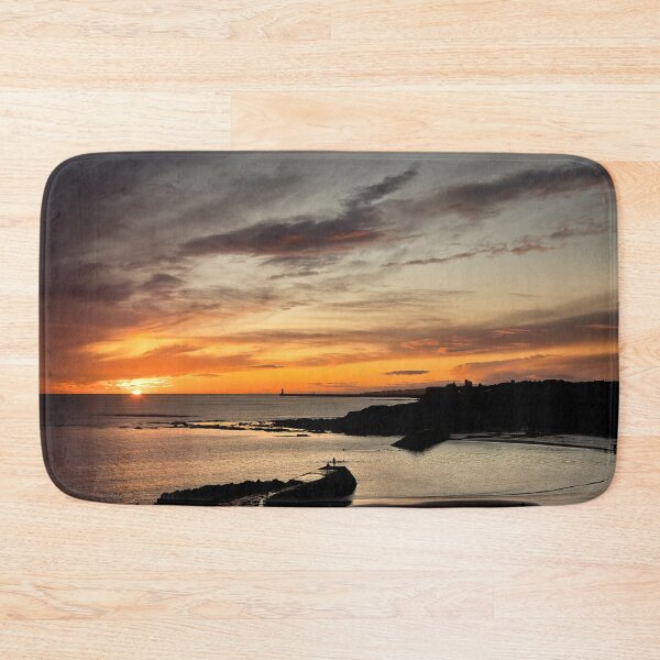 Item preview, December sunrise over Cullercoats Bay designed and sold by Violaman.