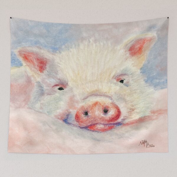 Item preview, Sweet Dreams | pink pig decor designed and sold by NathBros.
