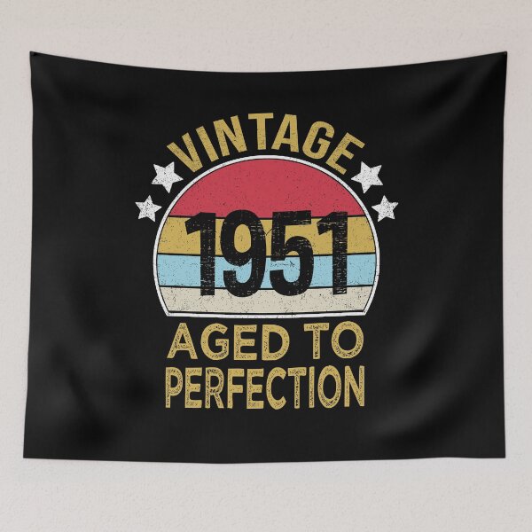Item preview, Born 1951 Birthday Old Gift Vintage 1951 Funny for Birthday designed and sold by nmichom.