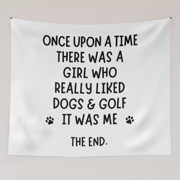 Item preview, A girl who really liked Golf and Dogs. designed and sold by TheGreenGoat.