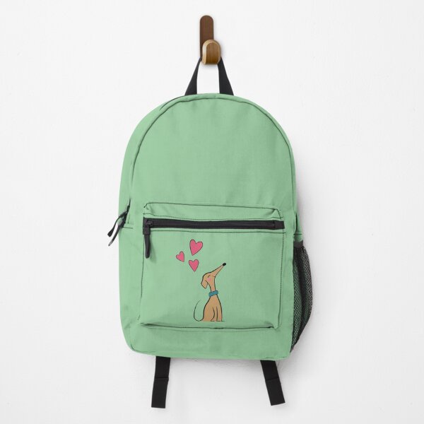Item preview, Drawing of a greyhound in love with green circular background designed and sold by Martapp.