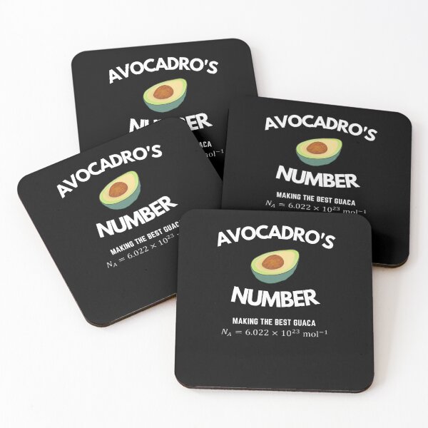 Item preview, Avocadro - Funny Avogadro's Number designed and sold by Zyphrost ★★★★★ (✔).