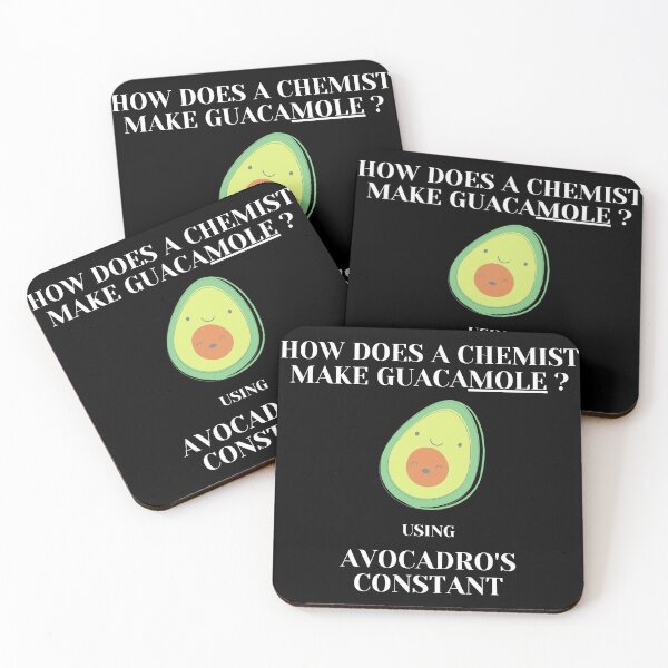 Item preview, Avocadro - Funny Avogadro's Number designed and sold by Zyphrost ★★★★★ (✔).