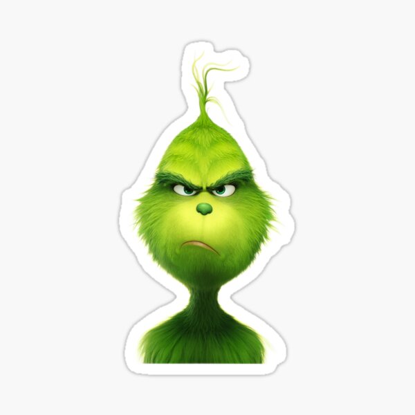 The Grinch - Animal Crossing #Ensemble Accessories Sticker