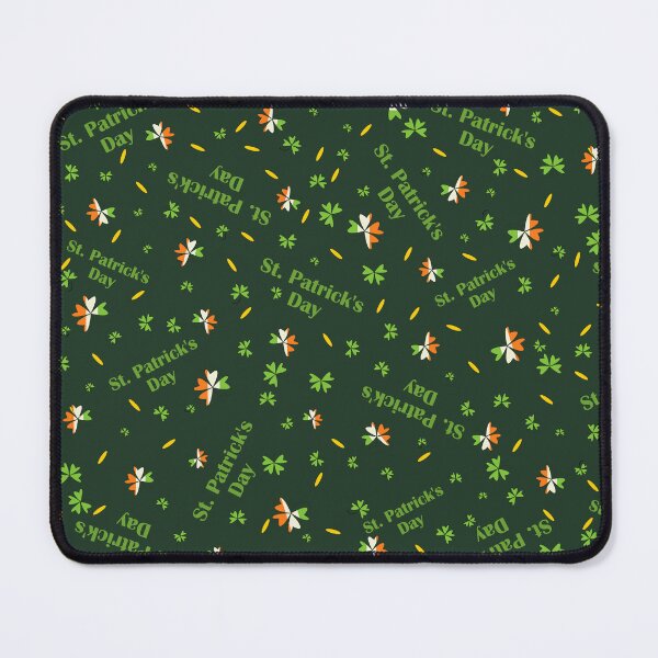 Item preview, St. Patrick's Day Gold Coin Green Background Shamrock Design designed and sold by infinitygrafix.