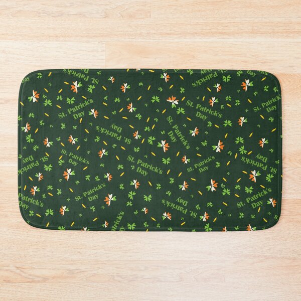 Item preview, St. Patrick's Day Gold Coin Green Background Shamrock Design designed and sold by infinitygrafix.