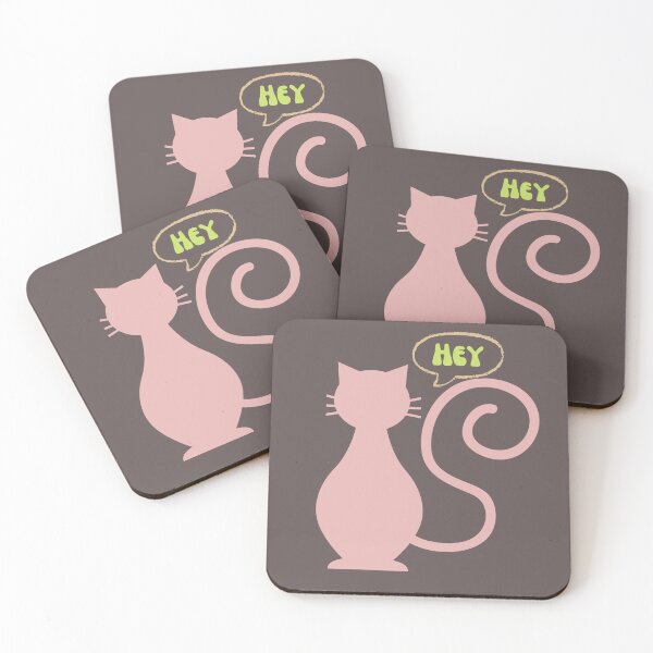 Item preview, Cat Say Hey Cute Funny  designed and sold by hanyj732.