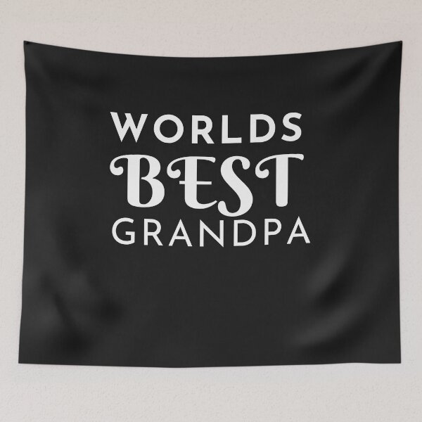 Item preview,  World's Greatest Grandpa-Black-White-Typography designed and sold by LaceRenee.