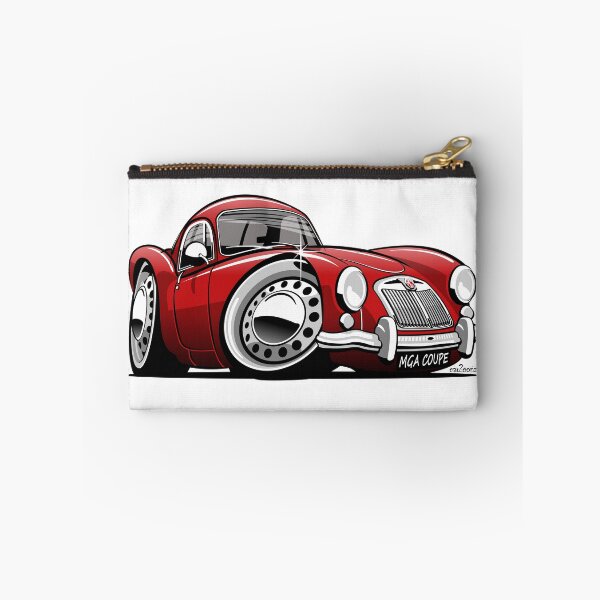 Artikelvorschau, MG MGA Coupé Karikatur rot entworfen und verkauft von car2oonz.