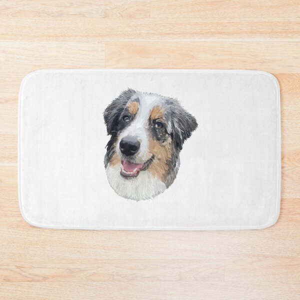 Item preview, Frankie Australian Shepard Color Block designed and sold by doodle-mittens.