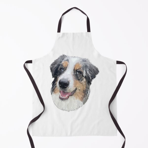 Aperçu de l'œuvre Bloc de couleur Frankie Australian Shepard créée et vendue par doodle-mittens.