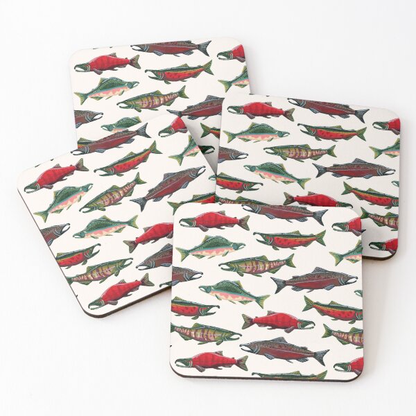 Item preview, Pacific Salmon Pattern designed and sold by paintedpansy.