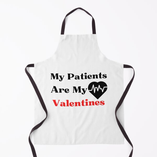 Item preview, My Patients Are My Valentines Nurse Valentines Day Doctor HeartBeat designed and sold by Wild Shirt Studio.