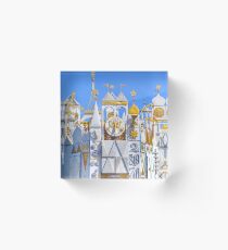 it's a small world Acrylic Block