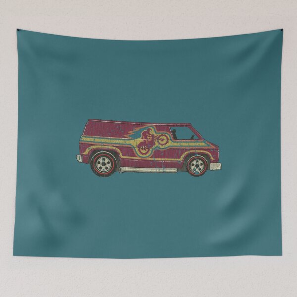 Item preview, Flying Colors Motocross Van 1975 designed and sold by AstroZombie6669.