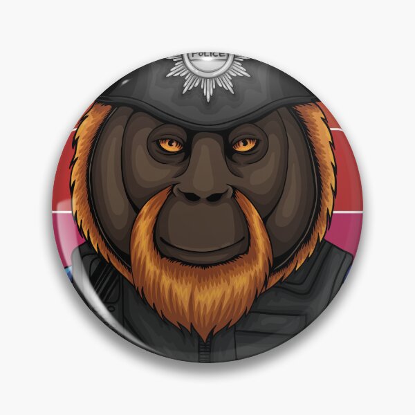Item preview, police orangutan designed and sold by Marketmg.