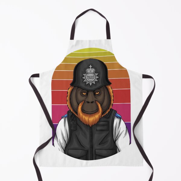 Item preview, police orangutan designed and sold by Marketmg.