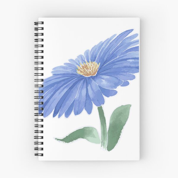 Item preview, Blue aster flower watercolor  designed and sold by The-Lerach.