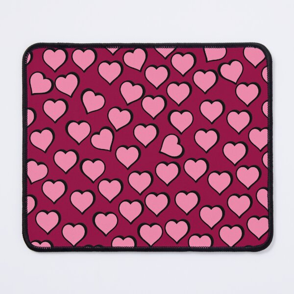 Item preview, CUTE PINK HEARTS - KISSES PATTERN designed and sold by Kwayako.