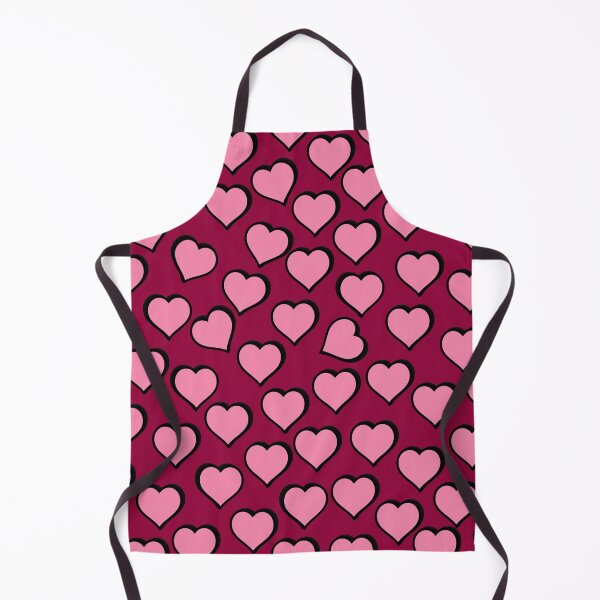 Item preview, CUTE PINK HEARTS - KISSES PATTERN designed and sold by Kwayako.