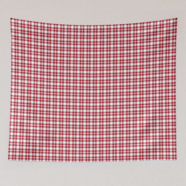 Item preview, Red and White Checked Square Geometric Pattern designed and sold by Moyanana.