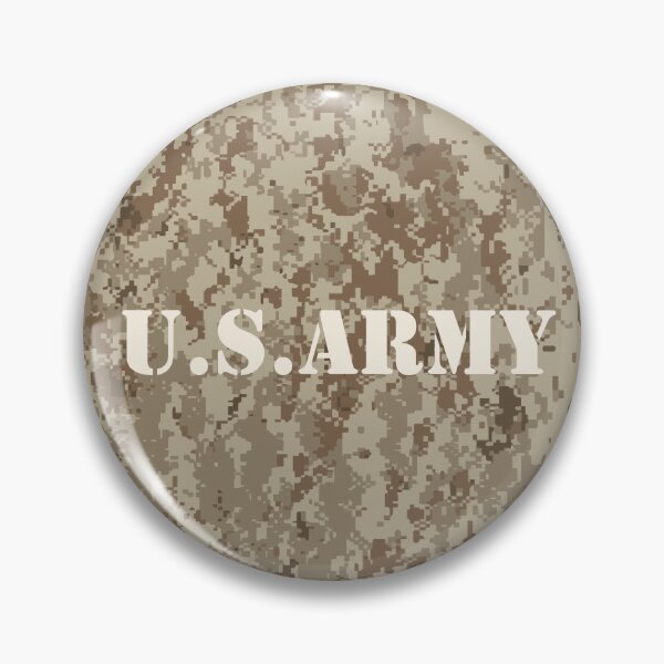 Item preview, NWU type II AOR-1, desert digital camouflage pattern swatch. US. Marines, US. Navy text: US.ARMY typographic designed and sold by NineJuly.