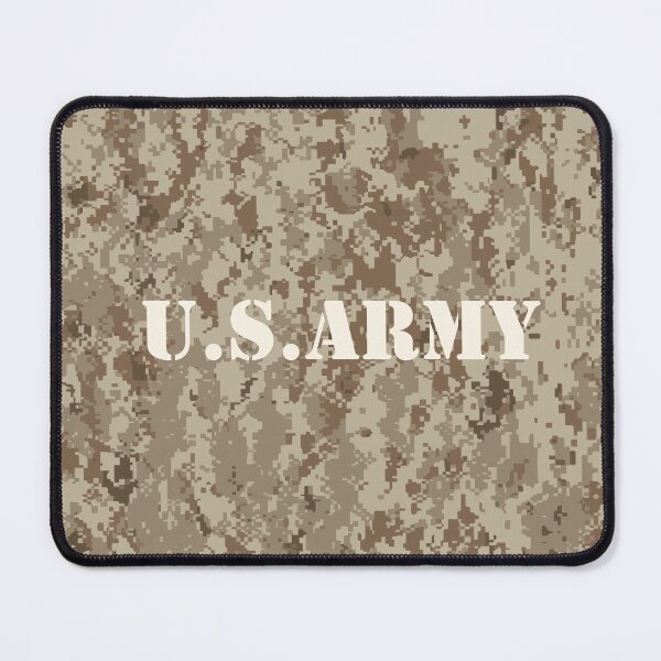 Item preview, NWU type II AOR-1, desert digital camouflage pattern swatch. US. Marines, US. Navy text: US.ARMY typographic designed and sold by NineJuly.