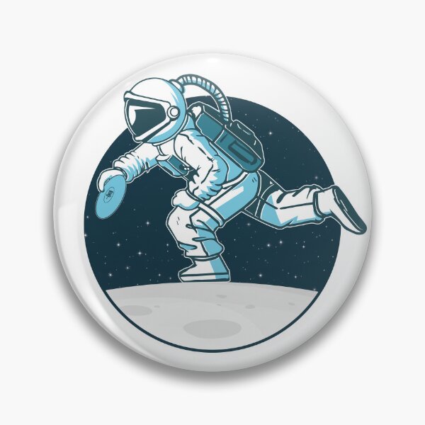 Artikelvorschau, Lustige Vintage Astronauten-Kunst, die Disc-Golf Frisbee-Golf spielt entworfen und verkauft von YAHIA-14.