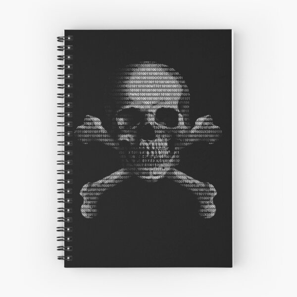 Item preview, Hacker Skull and Crossbones designed and sold by Packrat.