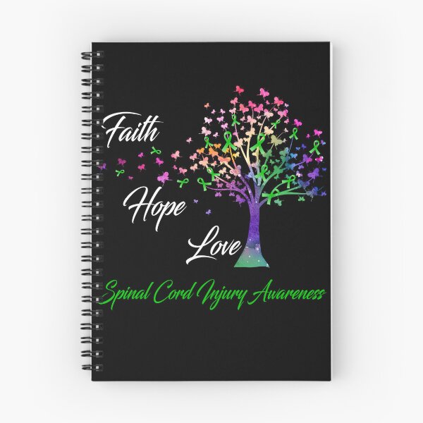 Item preview, Ribbon Tree Faith Hope Love Spinal Cord Injury Awareness designed and sold by Tadmab.