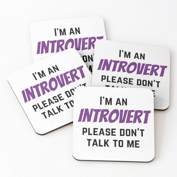 Item preview, I'm an Introvert Please Don’t Talk to Me designed and sold by RueBennet.
