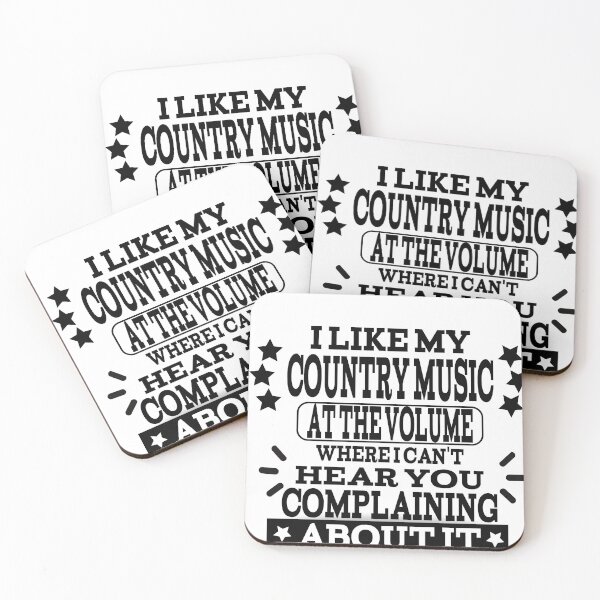 Item preview, Country Music Fan Funny Design - I Like My Country Music At The Volume Where I Cant Hear You Complaining About It designed and sold by player-502.