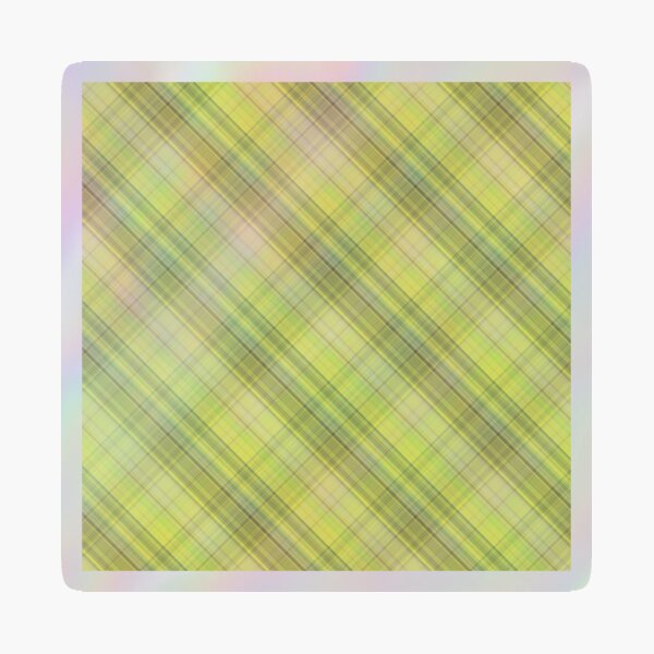 Item preview, yellow green clark plaid  designed and sold by Rawan Alghunmien.
