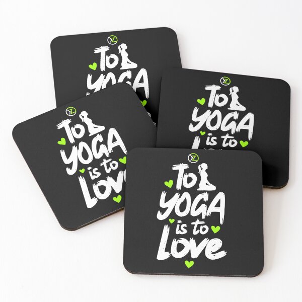 Item preview, Slick Modern Fun To Yoga is to Love Design designed and sold by YogaZesty.