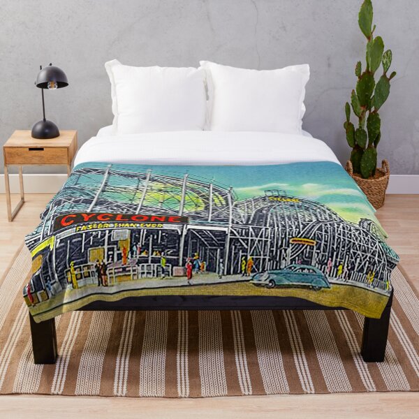 Item preview, Cyclone, Coney Island Cyclone, roller coaster, amusement parks, vintage roller coasters, wooden roller coasters, Luna Park,  designed and sold by Nostrathomas66.