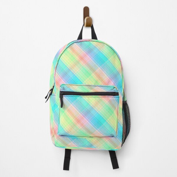 Item preview, bright yellow and blue clark plaid designed and sold by Rawan Alghunmien.