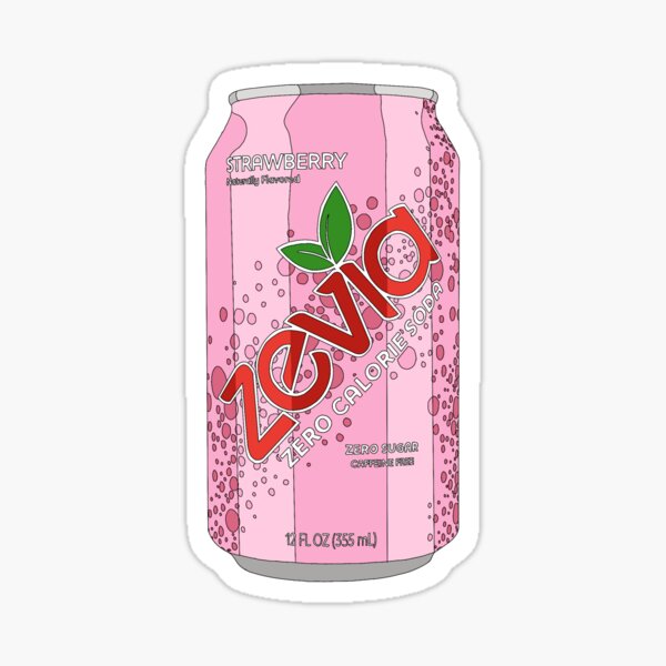 Strawberry Zevia Sticker