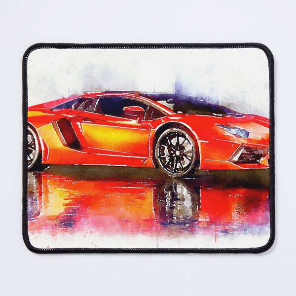 Item preview, Watercolor Super Car Collection - Aventador by Vart designed and sold by vartstudio.