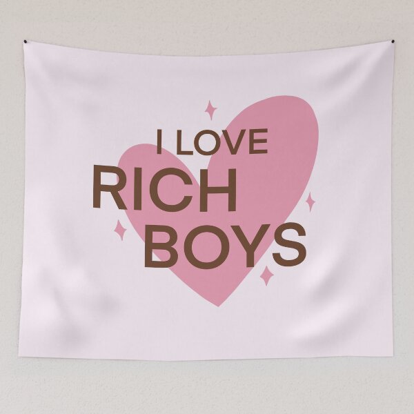 Item preview, I Love Rich Boys Sassy Quote designed and sold by theaestheticco.