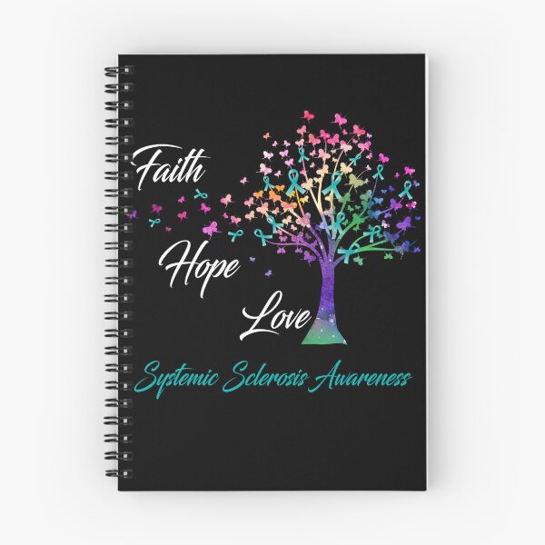 Item preview, Ribbon Tree Faith Hope Love Systemic Sclerosis Awareness designed and sold by Tadmab.