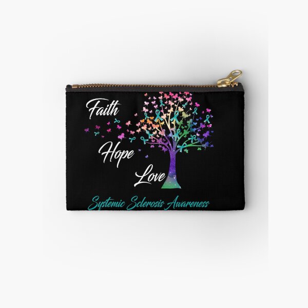 Item preview, Ribbon Tree Faith Hope Love Systemic Sclerosis Awareness designed and sold by Tadmab.