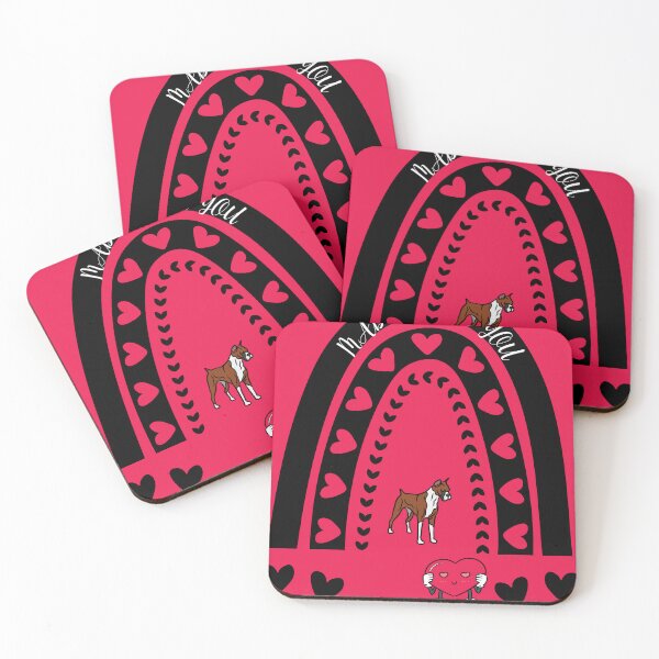 Item preview, MAD ABOUT YOU BOXER DOG HEARTS designed and sold by Affyboss6.