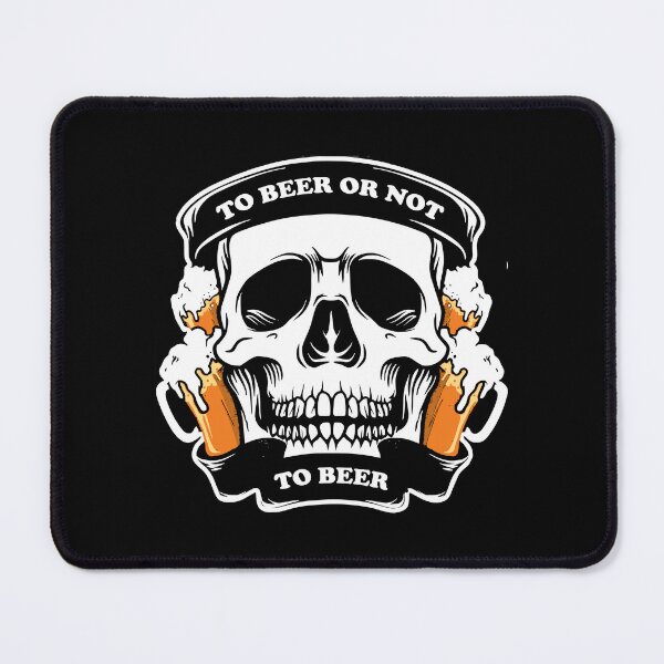 Item preview, To beer or not to beer Hamlet skull with four glasses designed and sold by Byfab.