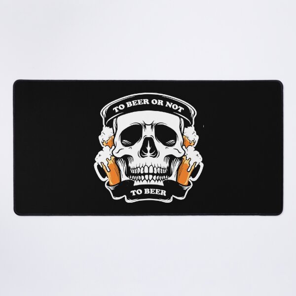 Item preview, To beer or not to beer Hamlet skull with four glasses designed and sold by Byfab.