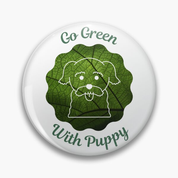 Item preview, Go Green With Puppy designed and sold by kucingmaikan.