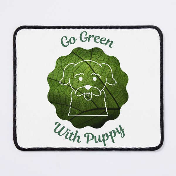 Item preview, Go Green With Puppy designed and sold by kucingmaikan.