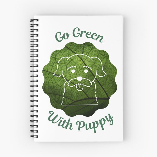 Item preview, Go Green With Puppy designed and sold by kucingmaikan.