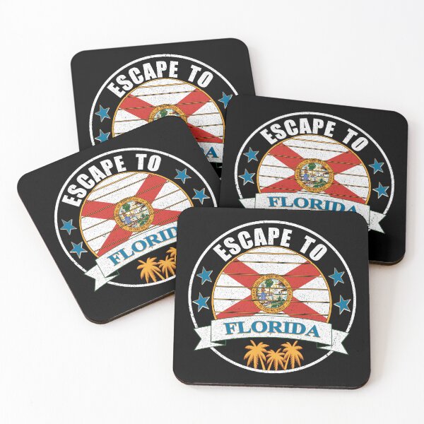 Item preview, Escape To Florida , Florida Flag Vintage designed and sold by SaliDesigner.