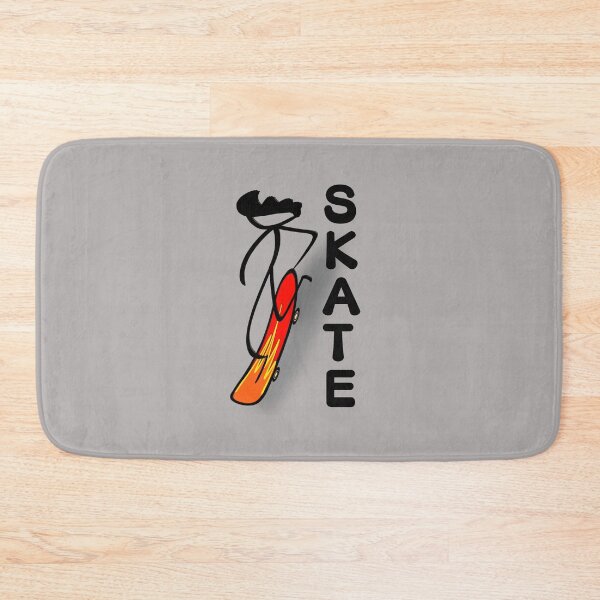 Item preview, 3D Skateboard Kid -  Flames Skateboard designed and sold by MetallicaMaster.